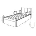 Ver imagem 2 de Cama Solteiro Int. de Tubolar/aço Alojamentos.:cinza