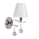 Ver imagem 1 de Arandela com Cristal e Cúpula Clássica Fios de Seda Adn Mais