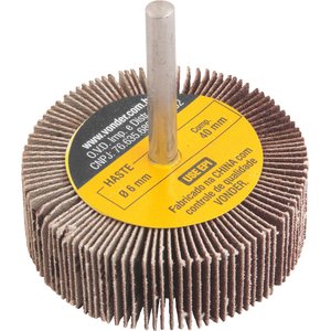 Roda de Lixa 60mmX20mm c/ Haste G120 - Vonder