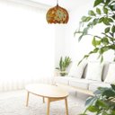 Ver imagem 2 de Luminária Teto tipo Pendente FIGUEIRA MDF - Completa - Cor: Marrom