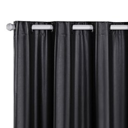 Cortina Blackout PVC 2,20 m x 1,30 m - Preta - 2