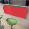 Mesa Dobrável Suspensa para Cozinha em MDF 110cm Vermelho - 3