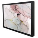 Ver imagem 5 de Quadro Decorativo Abstrato Mármore Prime Luxo em Moldura Caixa Tacolado Moldura Trad 1cm Preta com V