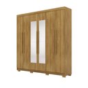 Ver imagem 7 de Guarda Roupa Casal Doral 6 Portas de Bater 2 com Espelhos 2 Gavetas Nature G98 - Gran Belo