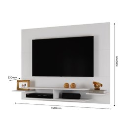 Painel Decorativo Moderno - Vitoria-branco Acetinado - Mavau Móveis - 4