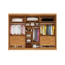 Ver imagem 2 de Guarda Roupa Casal 6 Portas com 2 Portas Ripadas Potente - Móveis Europa