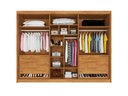 Ver imagem 2 de Guarda Roupa Casal 6 Portas com 2 Portas Ripadas Potente - Móveis Europa