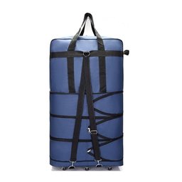 Bolsa Sacola de Viagem 4 em 1 Expansível com Rodinhas Mochila Gigante Impermeável para Compras e Car - 3