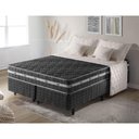 Ver mais imagens de Cama Box Queen + Colchão Ortopédico Espuma D45 Brooklyn Preto