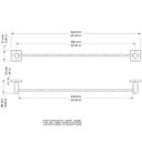 Ver imagem 2 de Porta Toalha Bastão Docol Square 00387706