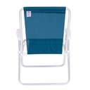 Ver imagem 4 de Cadeira Alta Conforto Alumínio Sannet Azul Marinho Mor