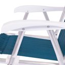 Ver imagem 5 de Cadeira Alta Conforto Alumínio Sannet Azul Marinho Mor