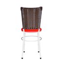 Ver imagem 2 de 4 Cadeiras para Mesa Branca Hawai Avelã Cor:vermelho