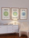 Ver imagem 1 de Kit 3 Quadros Decorativos Mente Corpo e Alma