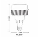 Ver imagem 2 de Lâmpada High LED 61W TKL 5400 Luz Branca 6500K Bivolt Taschibra