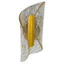 Ver imagem 1 de Arandela Cristallo Dourada 19cm Ip20 Led 14w 3 em 1 Bivolt