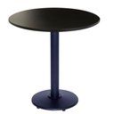 Ver imagem 1 de Mesa de Jantar Bistrô Zeta 2 Lugares Redonda Tampo MDP Preto Or Design