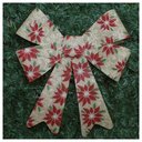 Ver imagem 1 de Kit 4 Enfeite Árvore Natal Laço Decorado com Flores 46 Cm