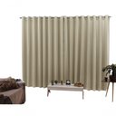Ver imagem 1 de Cortina 6,00x2,50 Sala Quarto Cozinha Blackout Corta Luz Cor: Areia