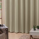 Ver imagem 6 de Cortina 6,00x2,50 Sala Quarto Cozinha Blackout Corta Luz Cor: Areia