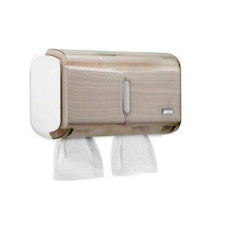 Dispenser Papel Toalheiro Premisse Urban Compacta Glass Fume