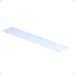 Prateleira Suporte Embutido 150x25x4cm Branca Conceito - 1