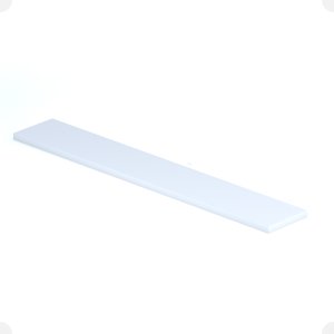 Prateleira Suporte Embutido 150x25x4cm Branca Conceito