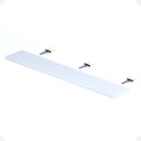 Ver imagem 6 de Prateleira Suporte Embutido 150x25x4cm Branca Conceito