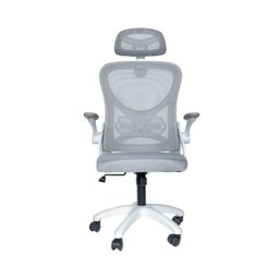 Cadeira de Escritório Ergonômica Giratória Office Diretor Columbus com Tela Mesh Cinza - 5