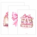 Ver imagem 3 de Kit 3 Quadro Decorativo Estudos Rosa Faculdade Livros Menina Quarto Qualidade Premium Moderno 28x20