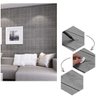 Papel de Parede 3d Placa Adesivo Painel Alto Relevo Madeira Cinza 70cm - 7