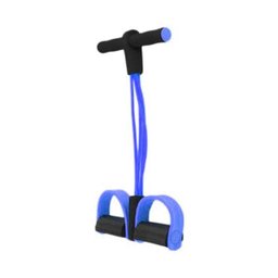 Exercicio Fisico Extensor Elastico Para Ginastica Academia resistência 4 tubos azul - 4