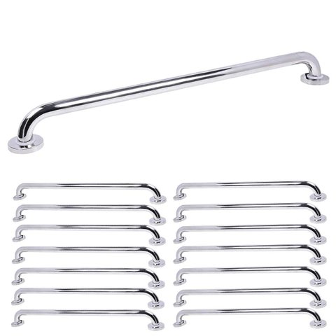 Barra Apoio Alca 80cm Kit 14 Uni Cadeirante Idoso Deficiente Acessibilidade Box Banheiro Segurança C