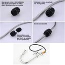 Ver imagem 4 de Torneira Goumet Pull Down Cozinha Metal Escovado Monocomando Bancada