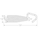 Ver imagem 4 de Extensor Mola Rede em Aço Não Inferruja 1 UNI Frete Gratis