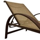 Ver imagem 7 de Kit 2 Espreguiçadeiras em Alumínio e Tela Sling P/ Piscina Marrom Capuccino