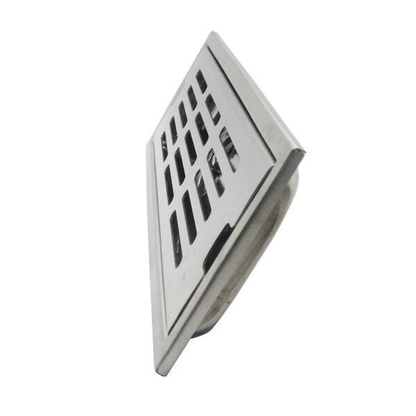 Ralo Grelha Linear Anti Insetos Metal 30x10 Banheiro - 3