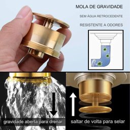 Ralo Inteligente Anti Odor Inox Banheiro Pequeno - 8