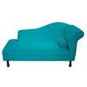 Ver imagem 1 de Recamier Divã Dubai 140 cm Braço Esquerdo Azul Tiffany