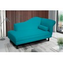 Ver imagem 2 de Recamier Divã Dubai 140 cm Braço Esquerdo Azul Tiffany