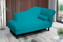 Ver imagem 2 de Recamier Divã Dubai 140 cm Braço Esquerdo Azul Tiffany