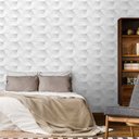 Ver imagem 2 de Papel de Parede 3d - Hexágono 3d 3 Arte Destaque 1,50 Metros