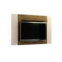 Ver imagem 1 de Painel para TVs ate 50 Polegadas America Valdemoveis Ipê/Off White