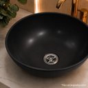 Ver imagem 3 de Cuba Sobrepor Pia Banheiro Preto Lavabo Bancada Polipropileno Luxo