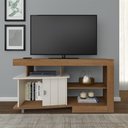 Ver imagem 7 de Rack Bancada para Tv 50 Pol 1p 122 Cm Cinamomo Off White Arly Cinamomo Off White