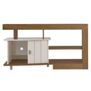 Ver imagem 2 de Rack Bancada para Tv 50 Pol 1p 122 Cm Cinamomo Off White Arly Cinamomo Off White