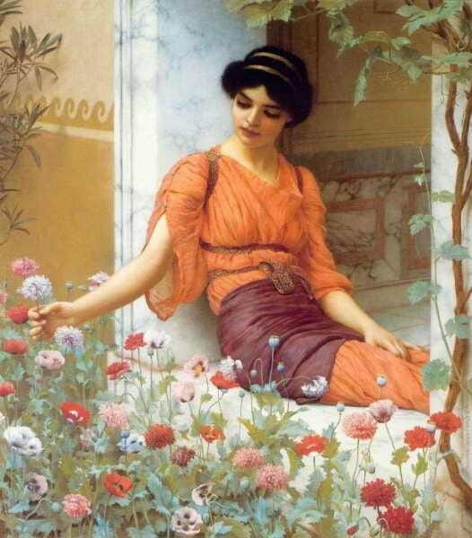 Flores de Verão - Godward - Tela 60x68 Para Quadro - 1