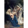 Som dos Anjos - Bouguereau - Tela 50x73 Para Quadro - 1