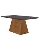 Ver imagem 1 de Mesa para Sala de Jantar Aida 120cm Em MDF e Vidro