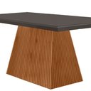 Ver imagem 2 de Mesa para Sala de Jantar Aida 120cm Em MDF e Vidro